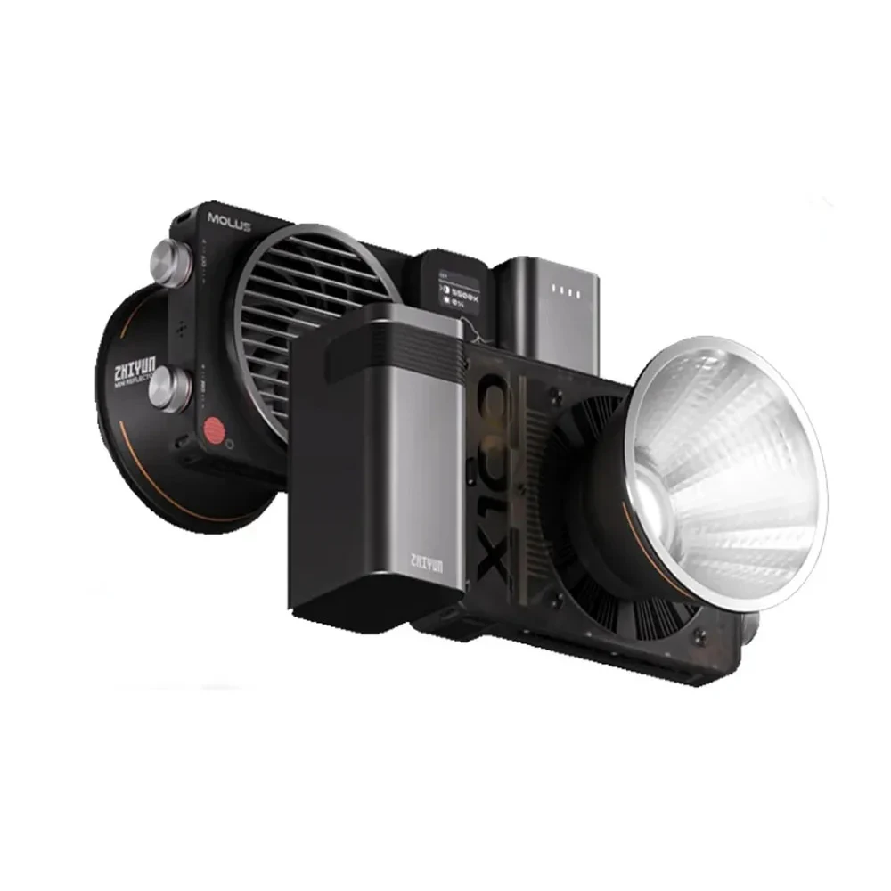 ZHIYUN MOLUS X100 COB Video Light Photography Lighting Fill Light for Photos Studio Video Youtube/Outdoor Shooting