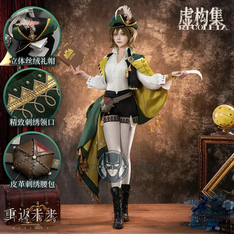 Juego Reverse: 1999 Recoleta Cosplay disfraz capa camisa pantalones cortos ropa Halloween carnaval fiesta uniforme de mujer de moda