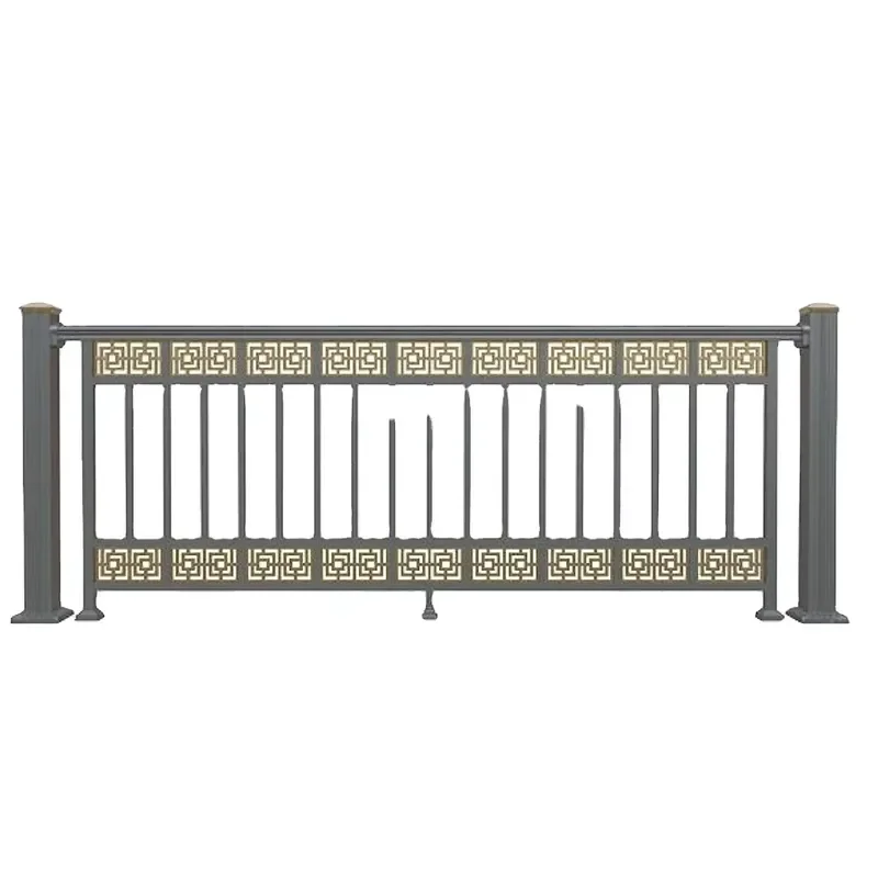 Used Powder Coated Surface Aluminum Fence for Backyard