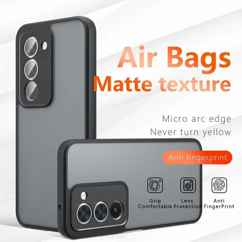 

For Redmi 15 4G Shockproof Matte Case Skin Feel Clear PC TPU Transparent Anti-fall Cover For Xiaomi Redmi 15 5G Bumper