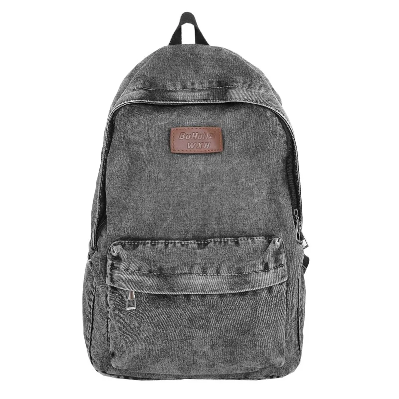 High-quality Denim Ladies Backpacks New Women Schoolbags 2024 Spring Youth Laptop Backpacks Travel Bag Mochilas De Mujer