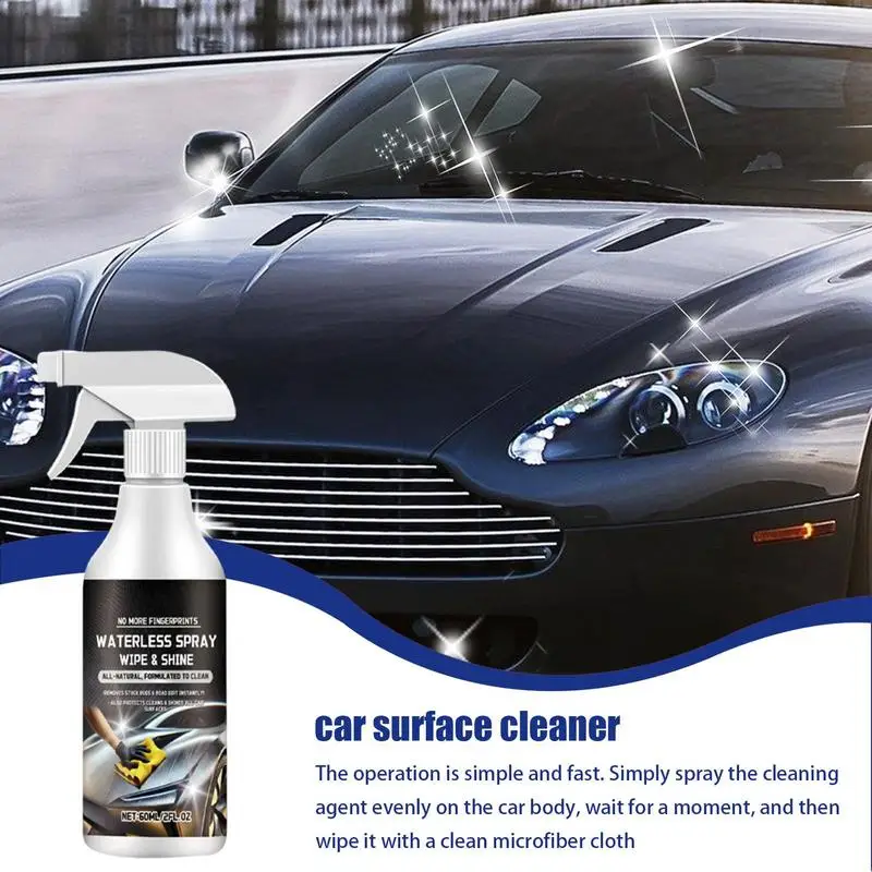 Car Spray Cleaner No Water Automotive Cleaning Spray Vehicle Detailing Spray Car Exterior Care Supplies For Most Vehicles