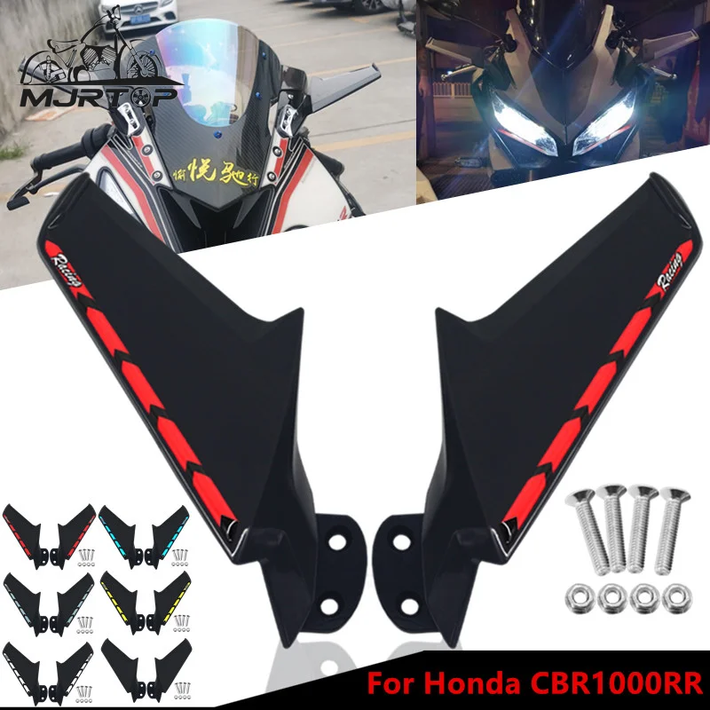 

Newlest For CBR1000RR cbr1000rr CBR 1000 RR 2008-2017 Motorcycle CNC Rearview Mirror Fixed Wind Wing Rear View Mirror Spoiler