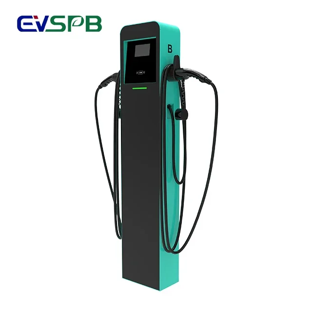 محطة شحن عامة مثبتة على الأرض لشاحن EV من النوع التجاري بقدرة 44 كيلو وات محطة شحن EV للسيارة مع شاحن OCPP Level 2 EV