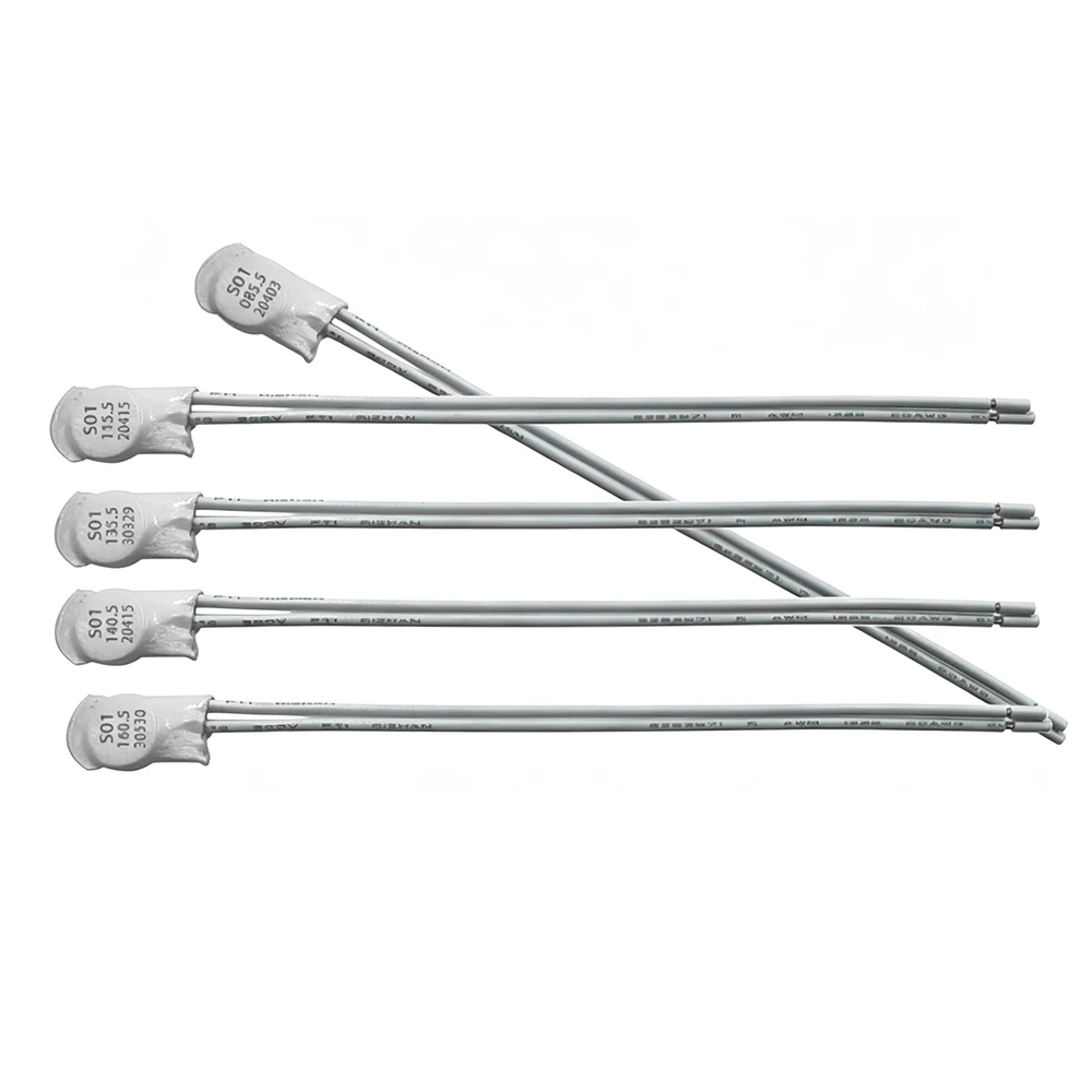 20PCS S01 Termik Alternative Button Type Temperature Control Switch Motor Specific Temperature Thermal Protector 60°C-200°C