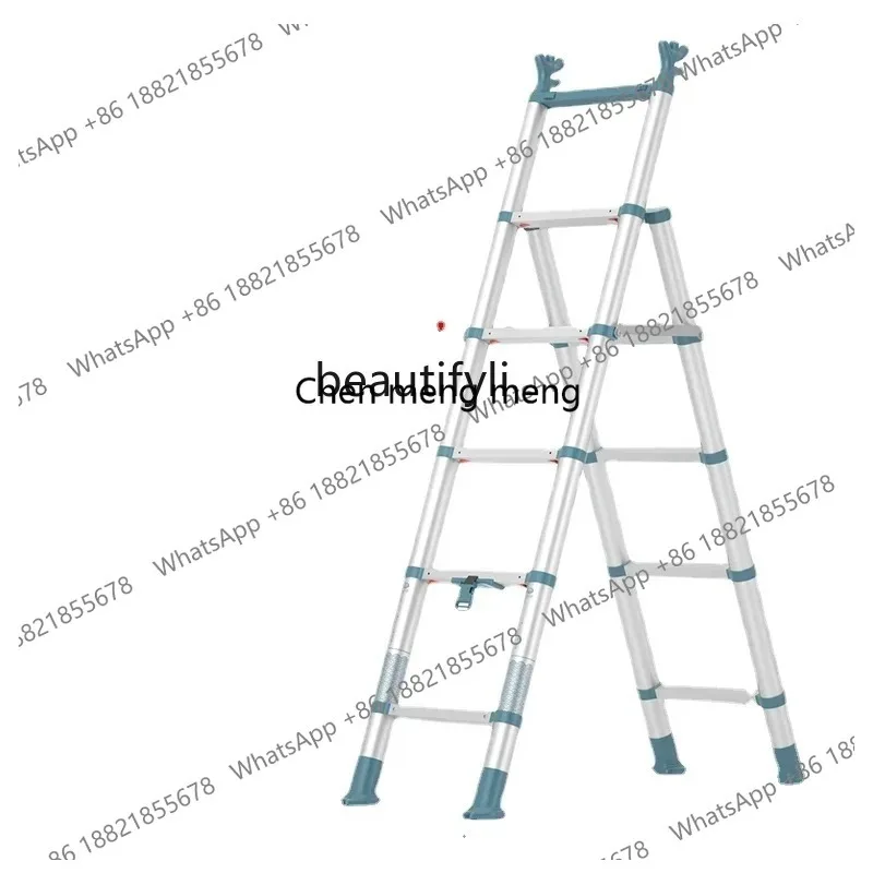 new ZqHousehold Multifunctional Folding Ladder, Storage Ladder, Shrink Stairs, Convenient, Indoorss 26