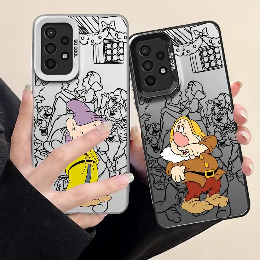 

Snow White The Seven Dwarfs Phone Case for Samsung Galaxy A53 5G A24 A15 A16 A13 A32 A35 A55 A54 A52 Shell Funda Fitted Cover