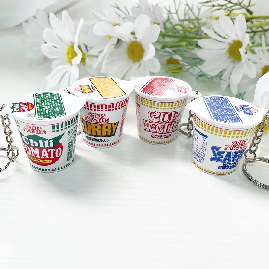 Miniature Simulation Of Japanese Instant Noodle Convenience Store With Taste Cup Noodles Key Chain Bag Pendant Doll Machine