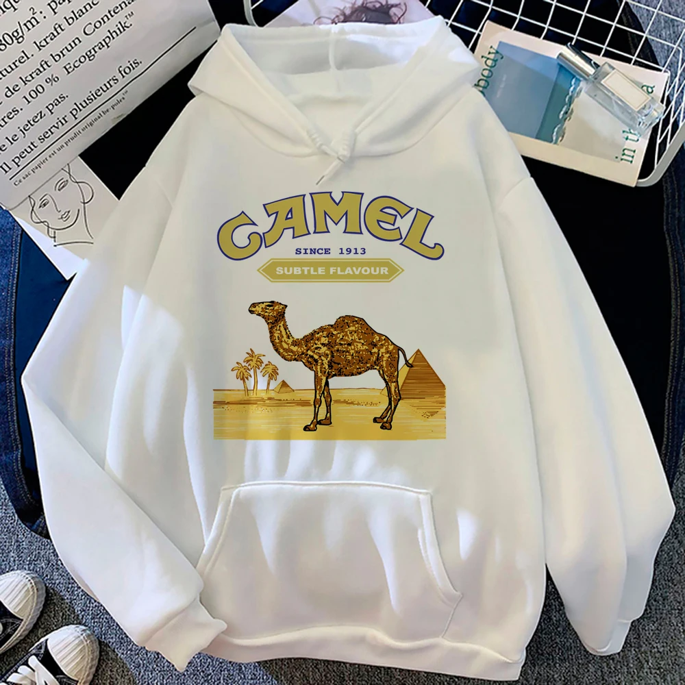 Sudadera con capucha de anime de los 90 para mujer, ropa harajuku de lana, chándal divertido de Egipto