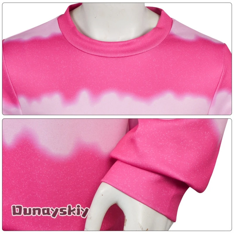 كيبوب ‌ التجريبي نونتر ‌ ساجا بويز جوجو غاغا الطفل تأثيري حلي أنيقة التعادل صبغ كم طويل أعلى U تي شيرت بياقة الدعاوى تنكر