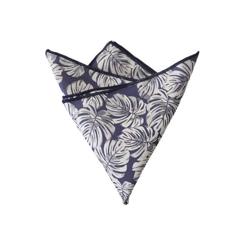 24Cm Sapu Tangan Bergaris Titik Hijau Coklat Persegi Saku Bunga Mewah Aksesori Setelan Pesta Pernikahan Dasi Sapu Tangan Lembut Formal