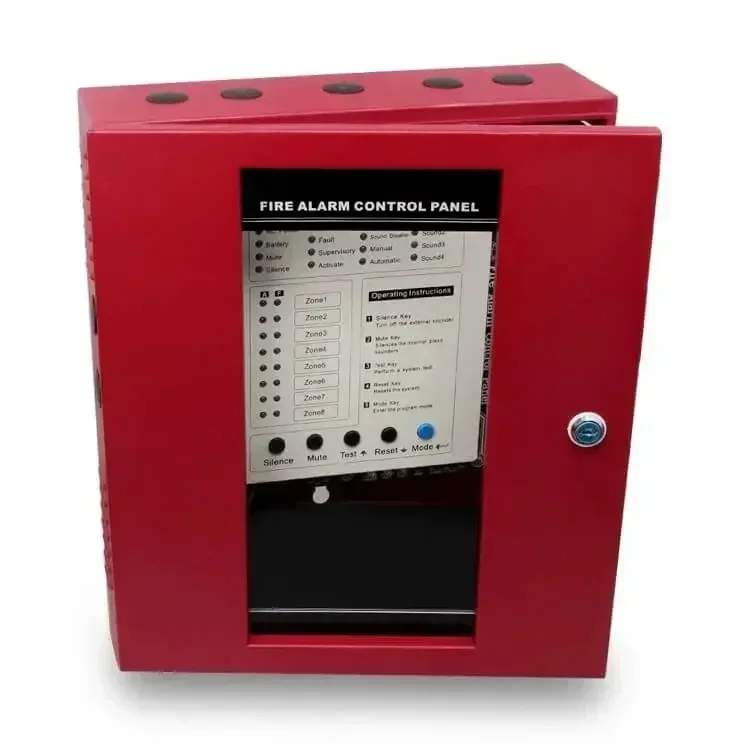 Hot SalesNew Fire Alarm Panel System Accept 2/4 Wire Smoke Detector Fire Alarm Conventional Control Panel Fire Systems Alarm