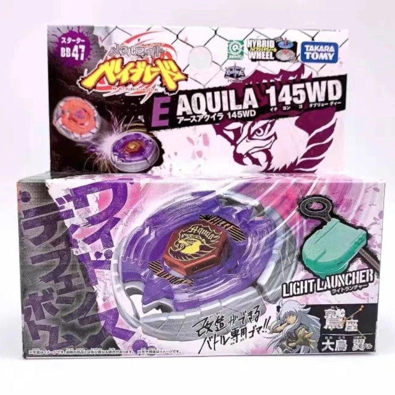 

Takara Tomy BeyscollectorMetal Battle Fusion Top BB47 AQUILA 145WD Гибридное колесо со световой пусковой установкой