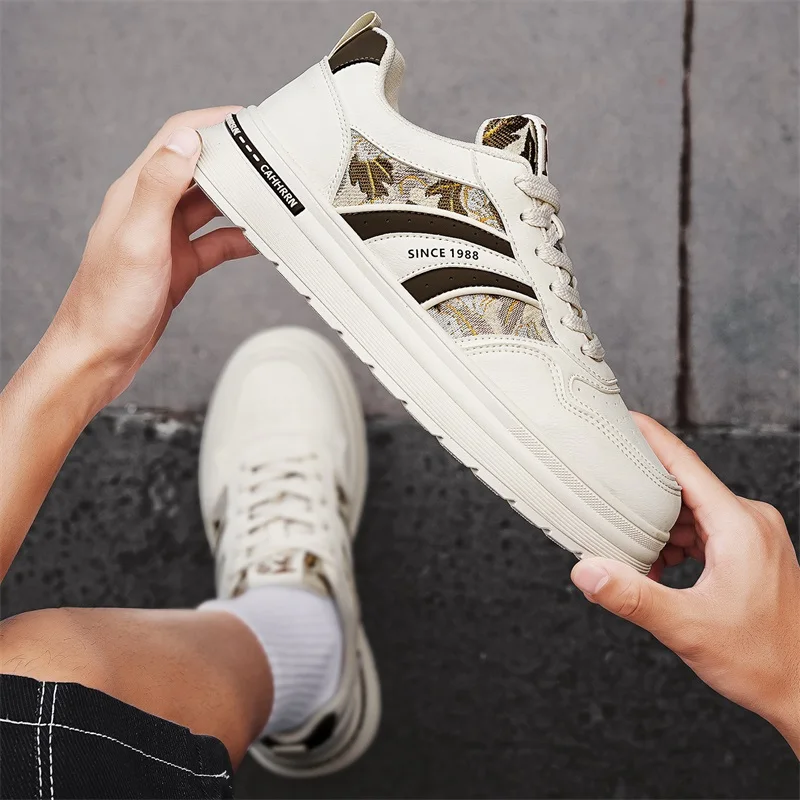 Men Height Increasing Shoes Large Four Seasons Breathable Lightweight Trendy Men Sports Shoes Skateboarding Shoe Chunky Sneakers