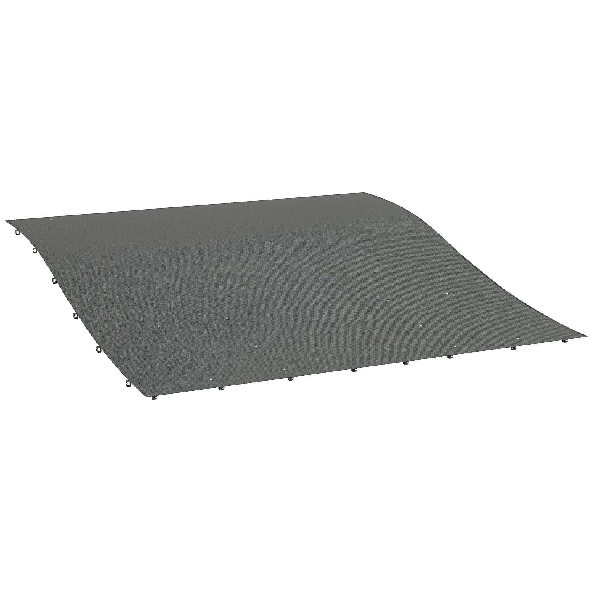 Outsunny Replacement Canopy for Outsunny 84C-038 Series, Dark Gray