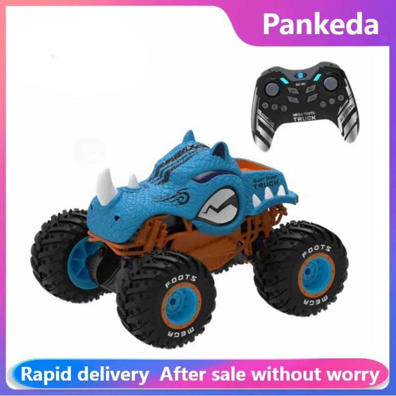 

IQOEM-904 1:10 2.4 GHz All-Terrain Monster Truck Remote Standing Stunt Car RC Car Spray Function Boys & Girls Gift Toys