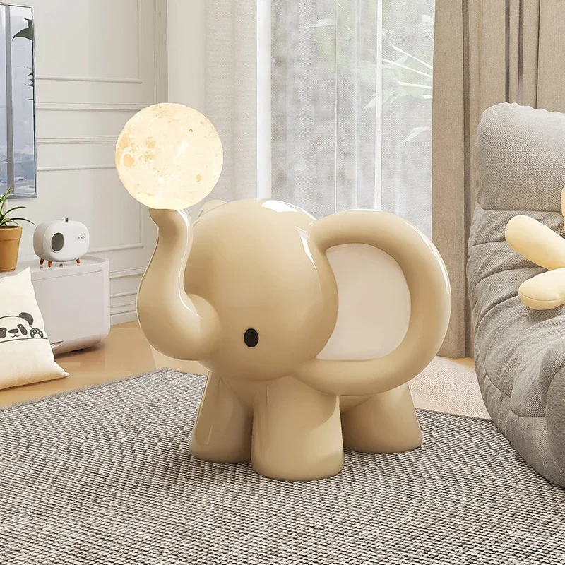 Cream wind light luxury large elephant ornament, a few TV cabinets decorative housewarming gifts