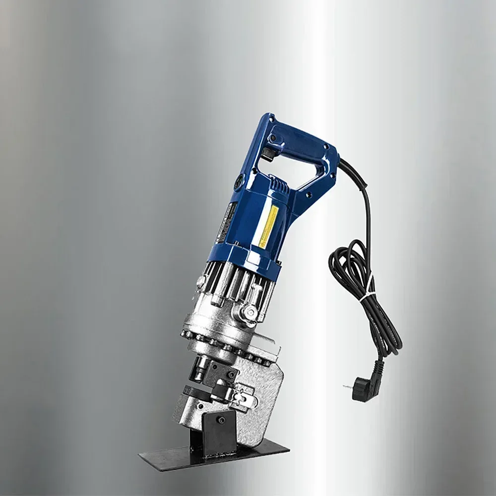 Электрический гидравлический перфоратор 10T для штамповки стальной пластины толщиной 22,5-60,5 мм на 6 мм, гидравлический перфоратор MHP-20