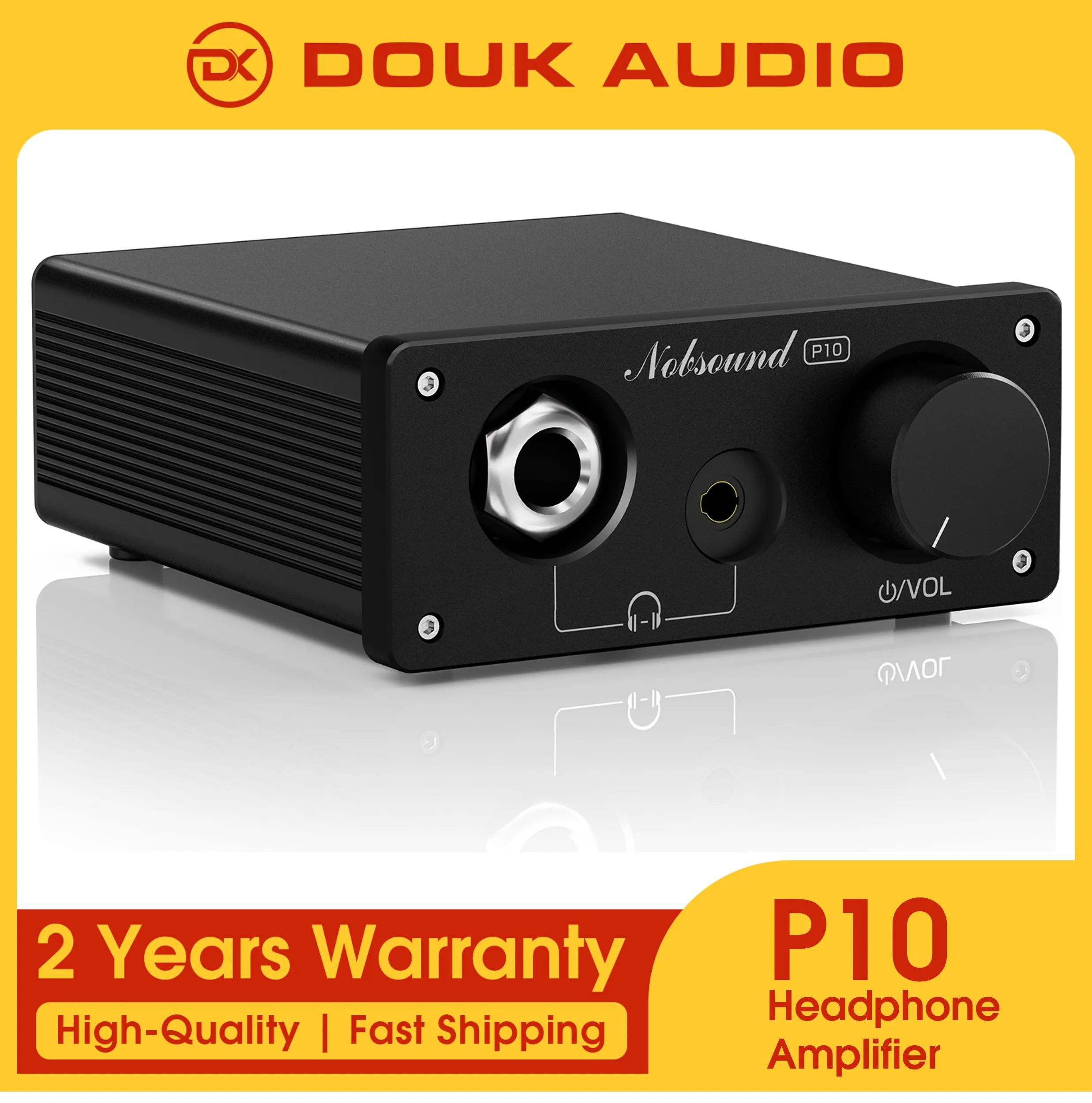 Douk Audio P10 настольный усилитель для наушников класса A Hi-Fi стереогарнитура домашний усилитель для гарнитур 3,5 мм/6,35 мм