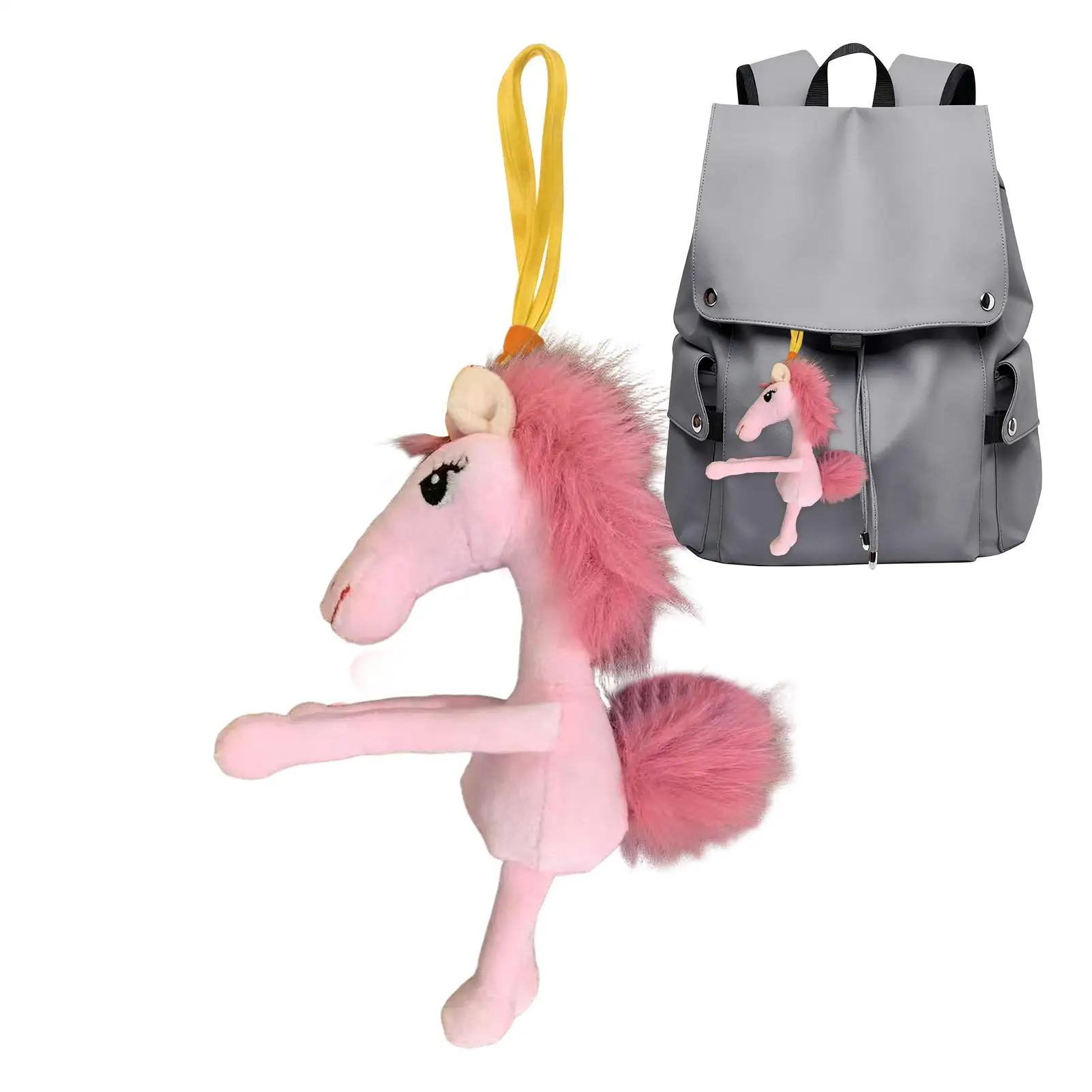 

Chinese New Year Horse Pendant Cute Soft Chinese Collectibles Horse Stuffed Animal For Cars Bags Dining Tables Shop Home School