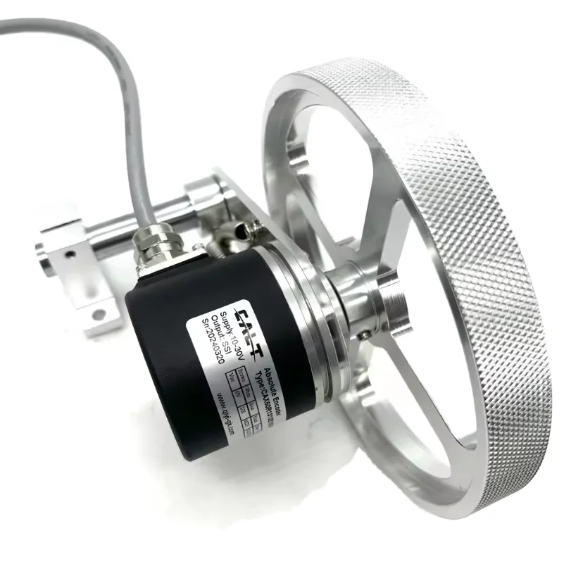 

500mm perimeter wheel length measuring meter counter absolute wheel rotary encoder CAX60R1312E10SGB