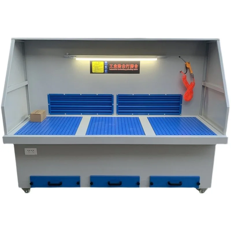 

Grinding Polishing Dust Collection Workbench With Pulse System For Metal Deburring Stone Wood Dust