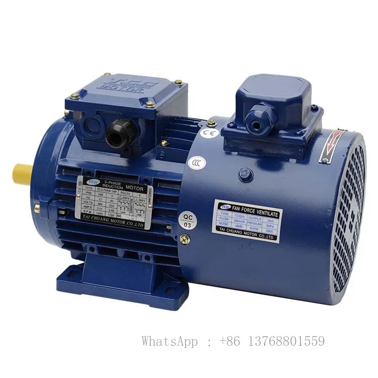 Low Noise 3 Phase Small Ac Electric Motors