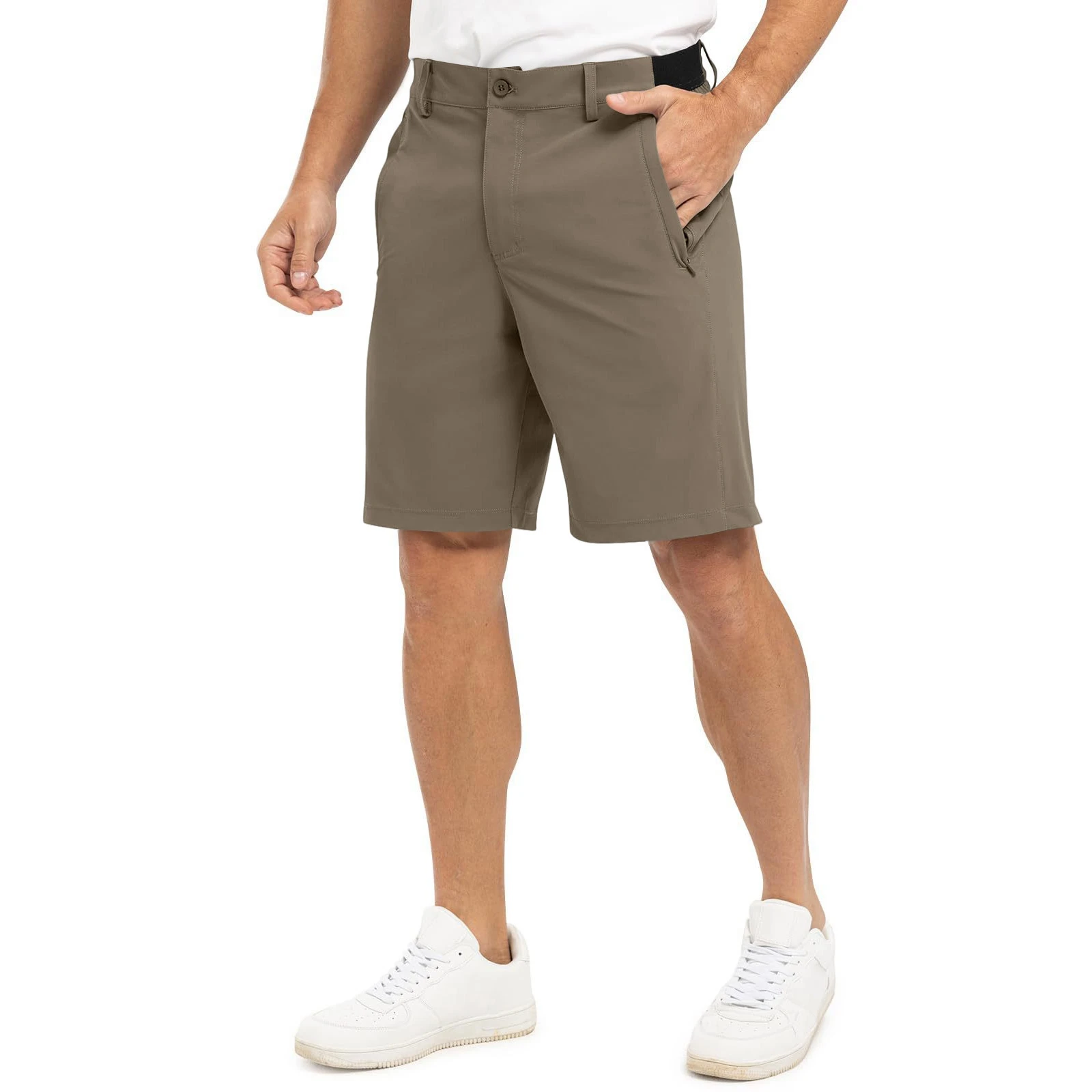 Men's Golf Shorts, Five-point Pants,Work And Casual Straight-leg Shorts, Lightweight Quick-drying Outdoor Sports Bermuda Shorts‌