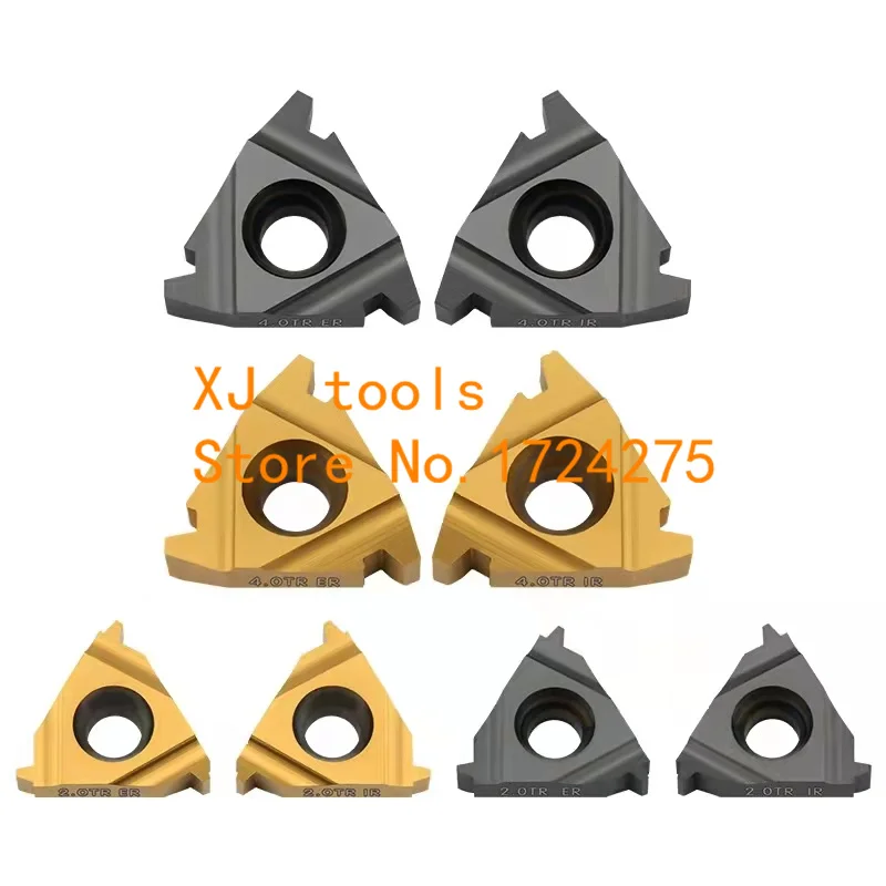 

16ER 16IR 22ER 22IR TR 1.5 2 3 4 5 6 Carbide CNC Lathe Thread cutting blade PVD+CVD coated high quality Threaded insert