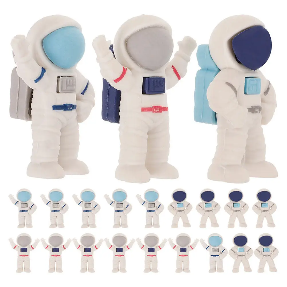 

36Pcs Astronaut Erasers for Kids Bulk Space Themed Mini Spaceman Pencil Erasers Cute Kawaii Stationery School Supplies Classroom