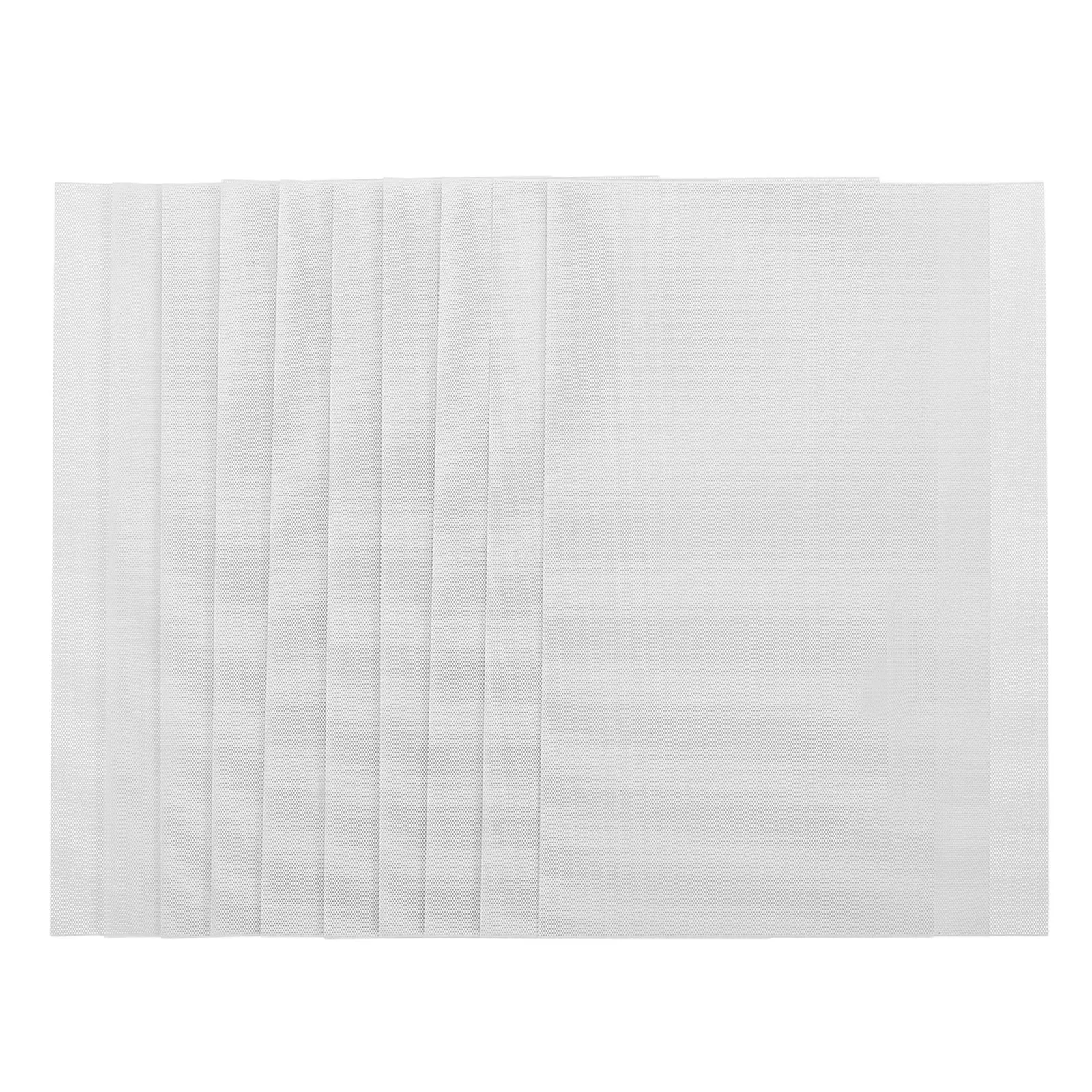 10Pcs PVC Eye Mesh Sheets 11.8x7.87 Plastic Mesh for Mask Making Cosplay Costume Supplies Fursuit Eye Craft Material Micro Hole