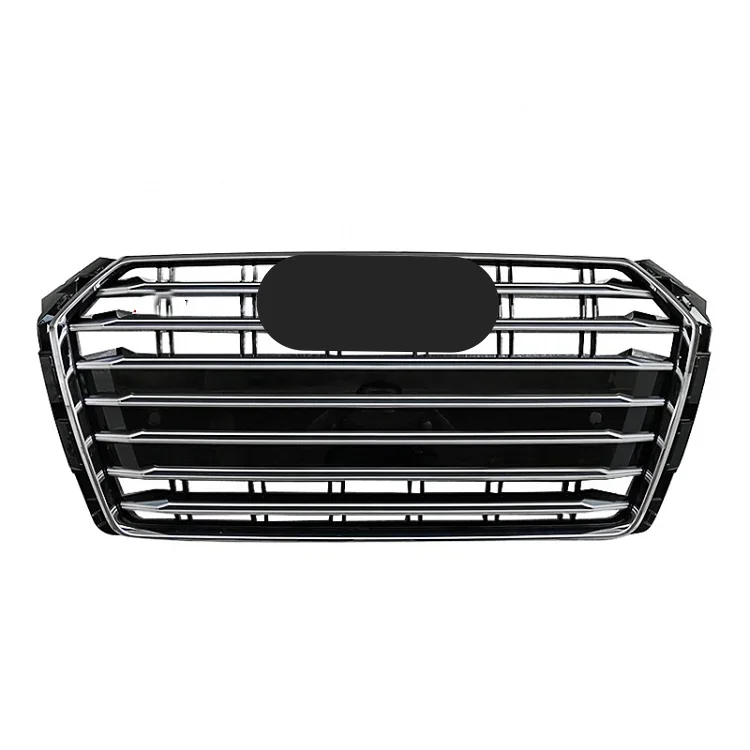 Front Hood Grille Car Front Bumper Grill Center Grille for A4/S4 B9 2017-2019 Fast Shipping For RS4 Grill