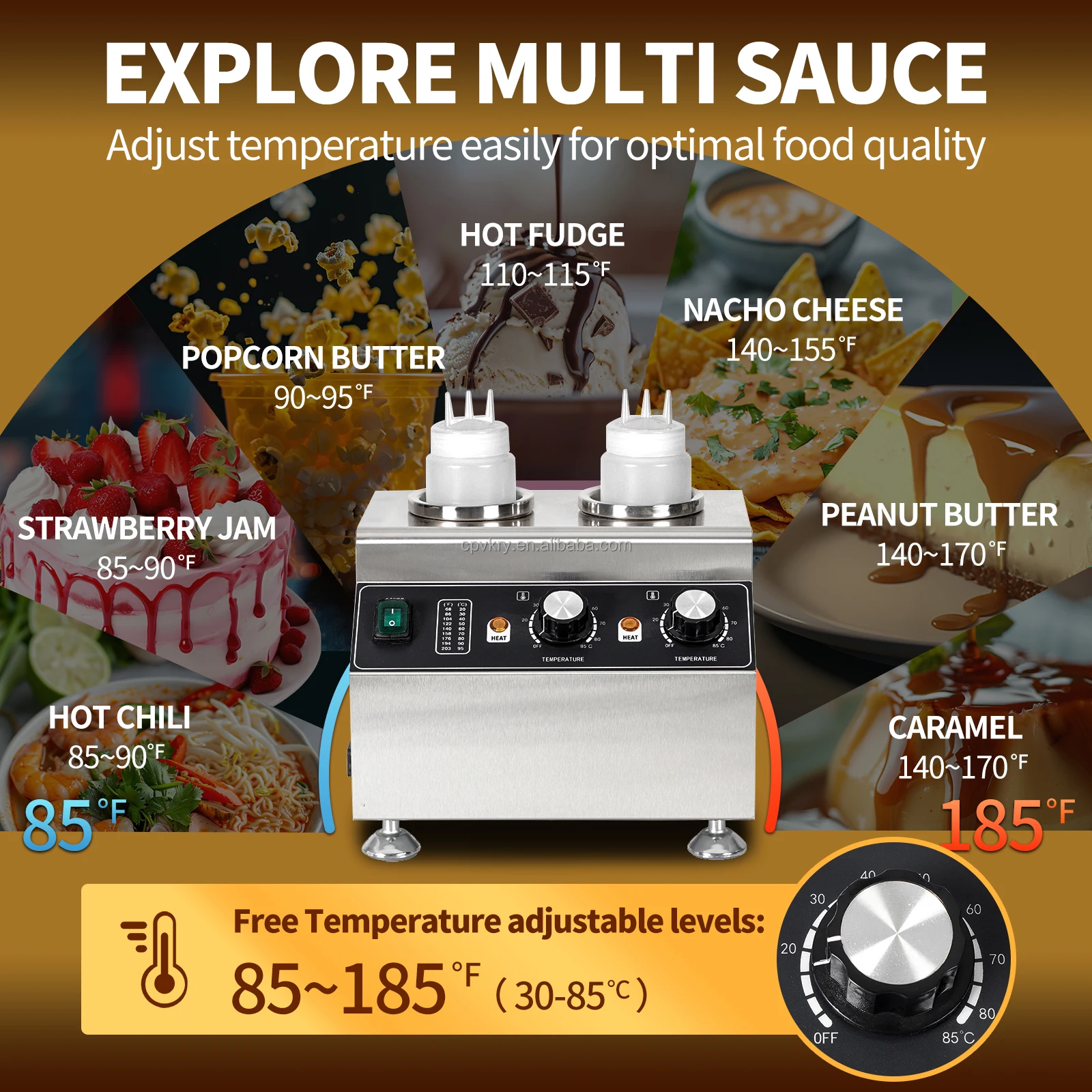 110/ Scaldasalse Commerciale p - Commercial Nacho Cheese Warmer Dispenser recensione e prezzo