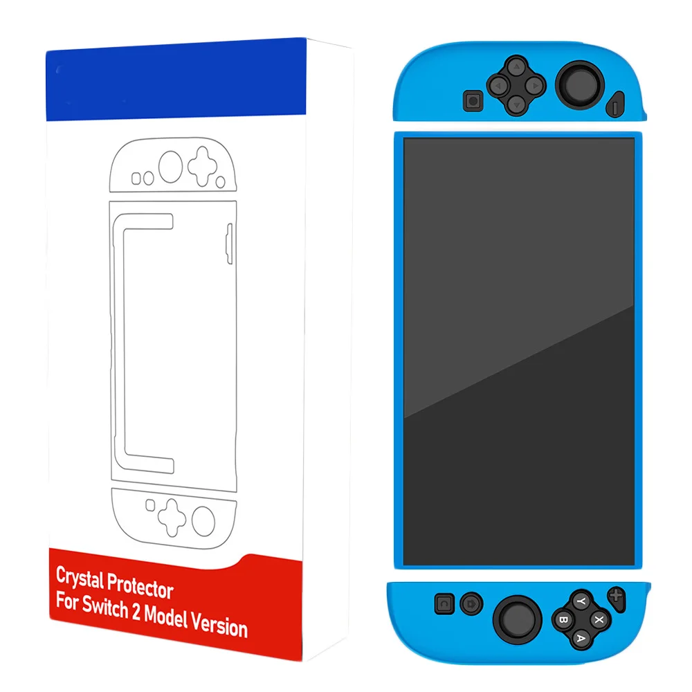 

for Switch 2 Game Console Silicone Protective Cover Easy to Install for NS 2 Silicone Case Red Blue Black
