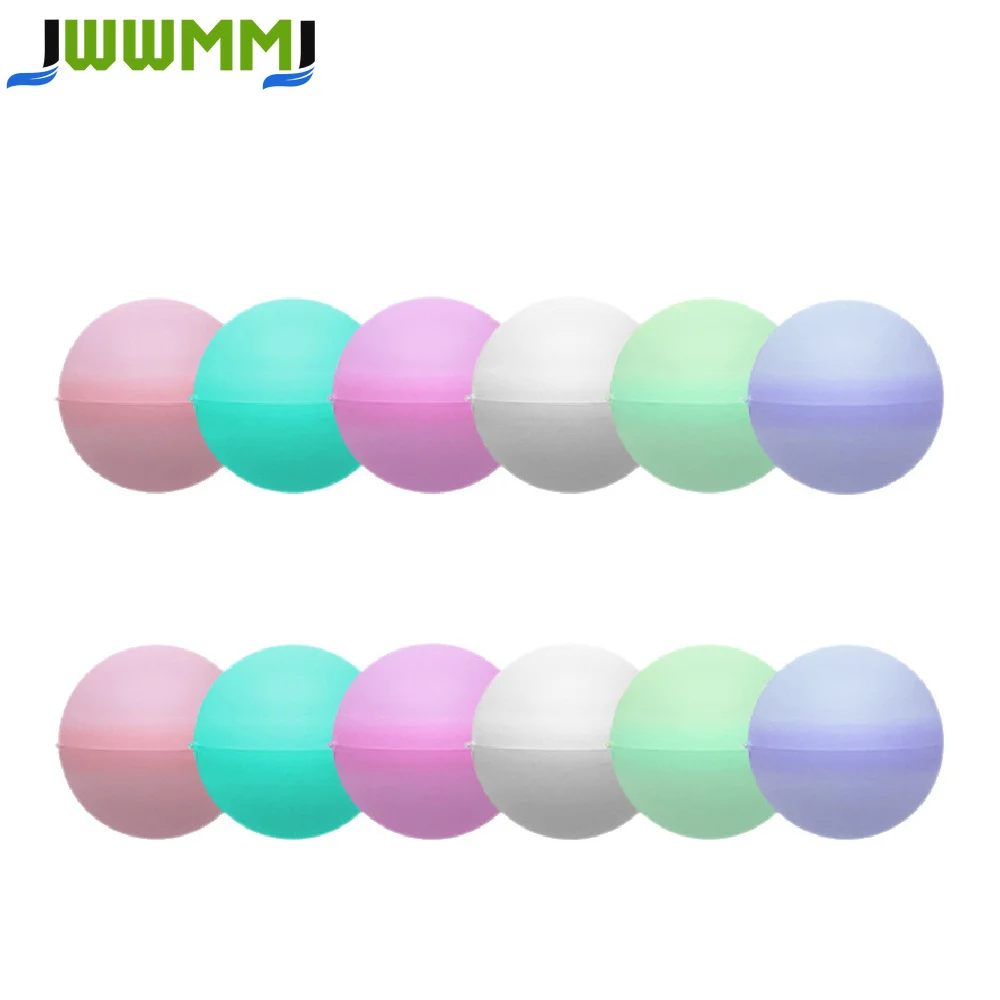 12/20PCS Reusable Water Balloons - Summer Water Toys for Pool Beach & Outdoor, Self-Sealing Refillable Water Bombs, Splash Balls