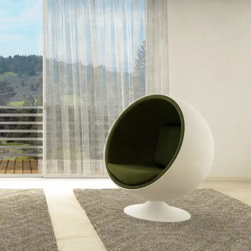 Space bubble eggshell chair Internet celebrity rotating sofa Lazy hemisphere chair Creative leisure