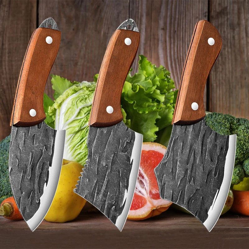 

Household Mini Vegetable Slicing Knife Kitchen Meat Cleaver Bone Cleaver Stainless Steel Barbecue Knife Fish Carving Knife