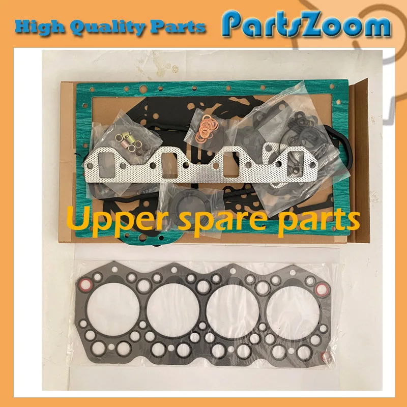 Full Gasket Kit With Head Gasket 36794-00011 For Mitsubishi S4F S4FT Engine Gasket Kit Kato HD250 Excavator