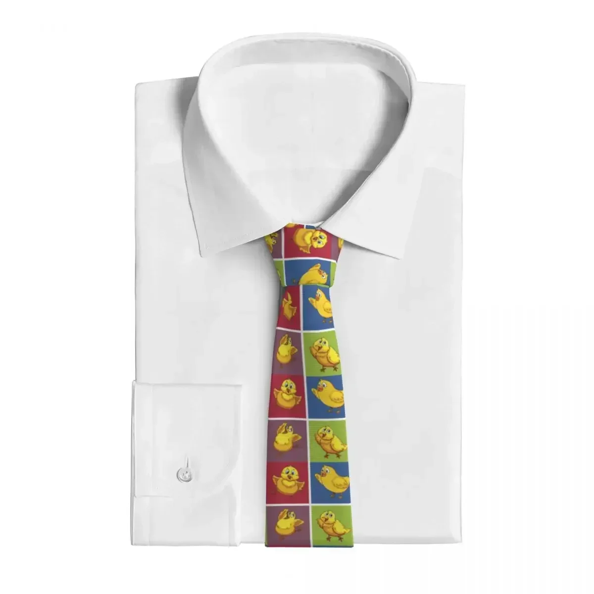 Cartoon Yellow Duck Tie Fashion Cosplay Party Neck s uomo donna novità accessori Casual per cravatte collare di Design di qualità