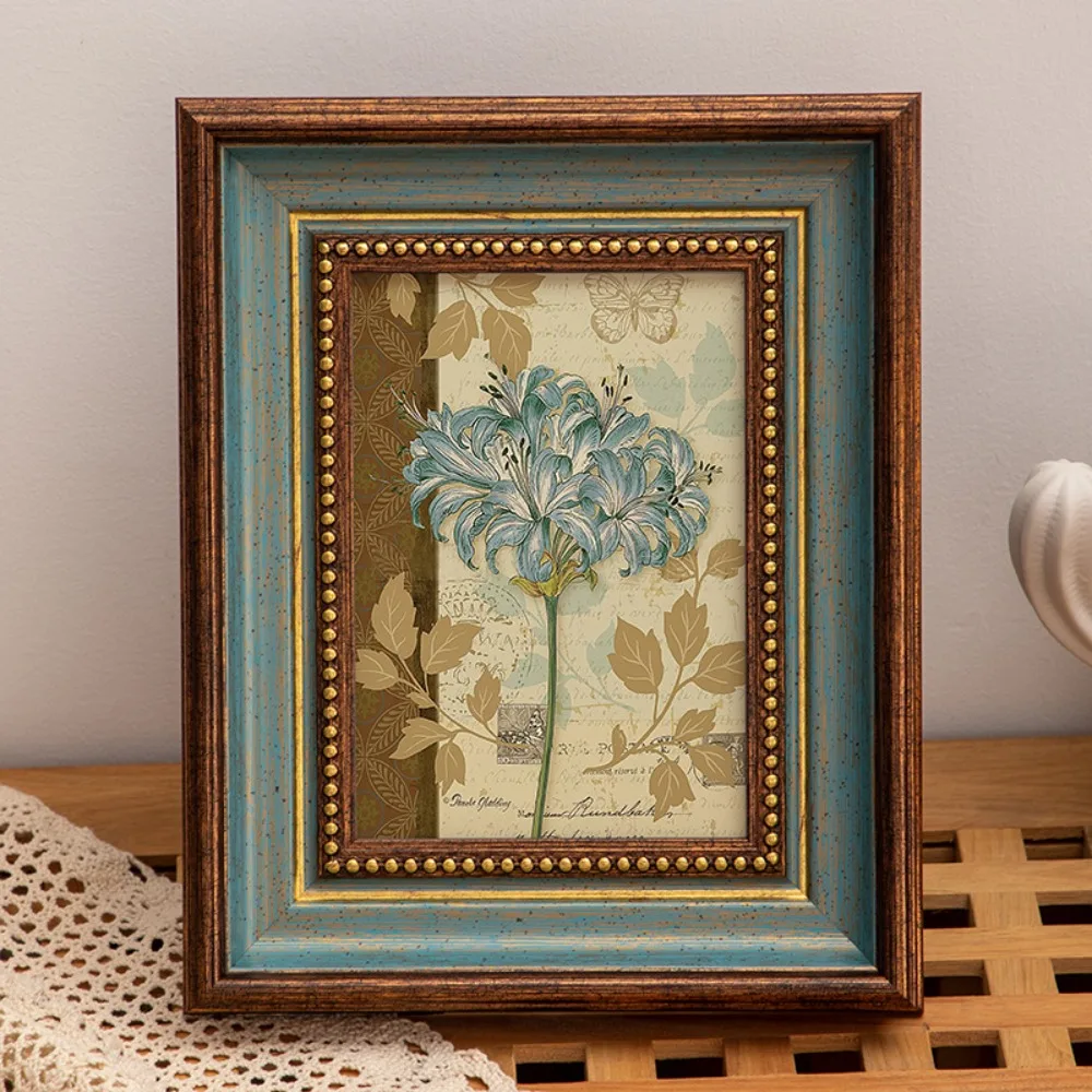 Creative 6 Inch Resin Black Rustic Picture Frame