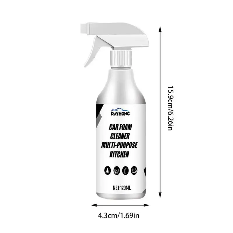 car Interior Cleaner Spray Multi-purpose Foam Cleaner Anti-aging Cleaning Auto Car Interior Home Cleaning Home Cleaning Spray