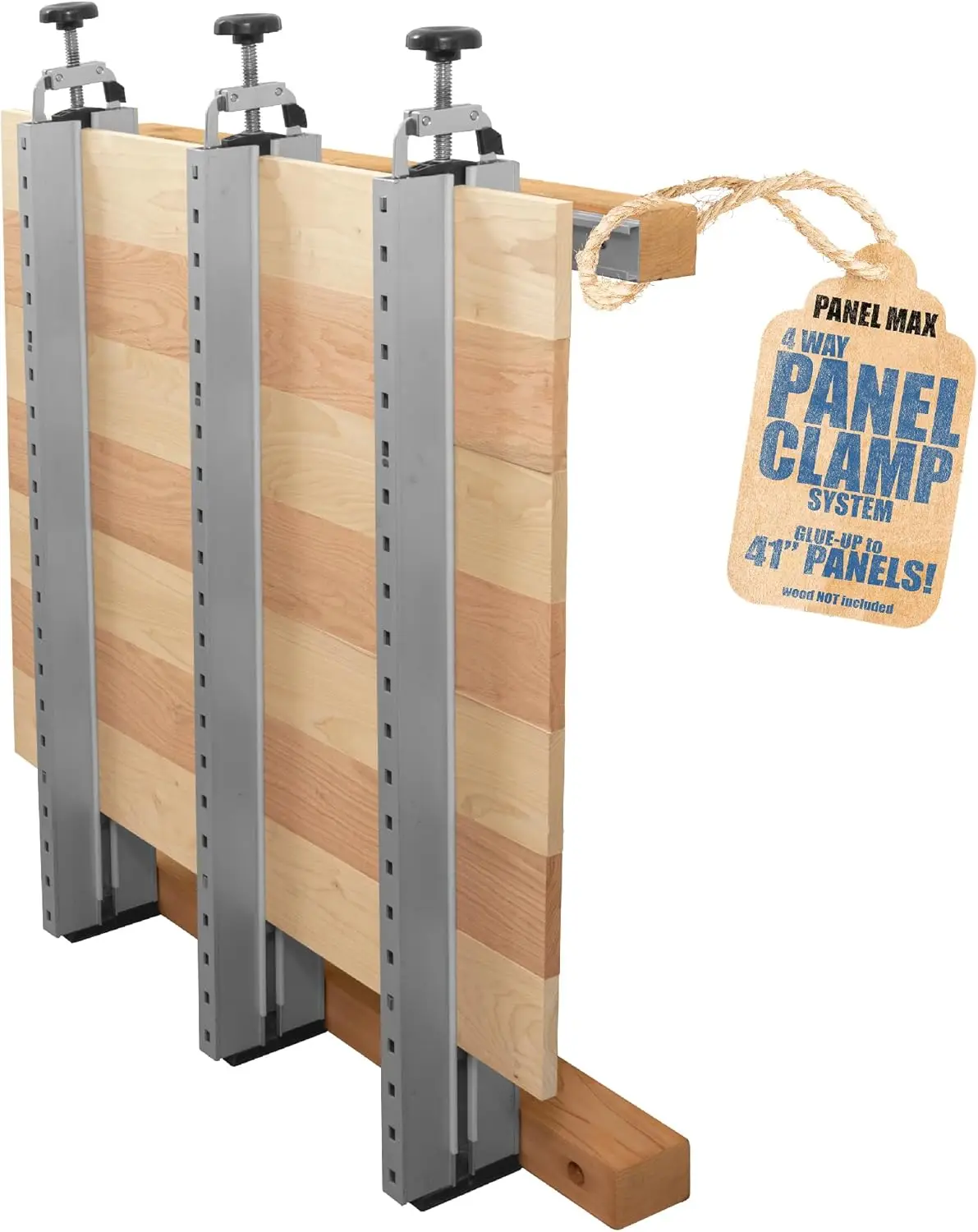 

4-Way Pressure Clamp Max 43" Long Panel Clamps SystemWoodworking Panel Glue Up Clamps Clamp Small & Large Wood Panels