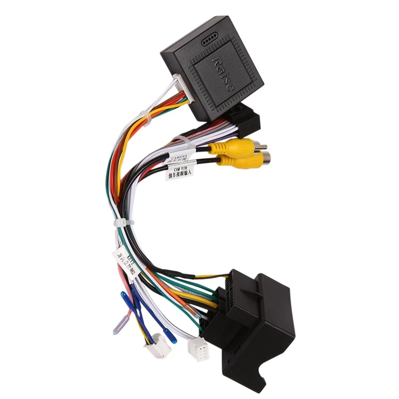 2X Car Stereo Audio 16 PIN Android Power Wiring Harness Adapter + Canbus Box For Peugeot 3008/2008/ Citroen C4/C3 XR/C5