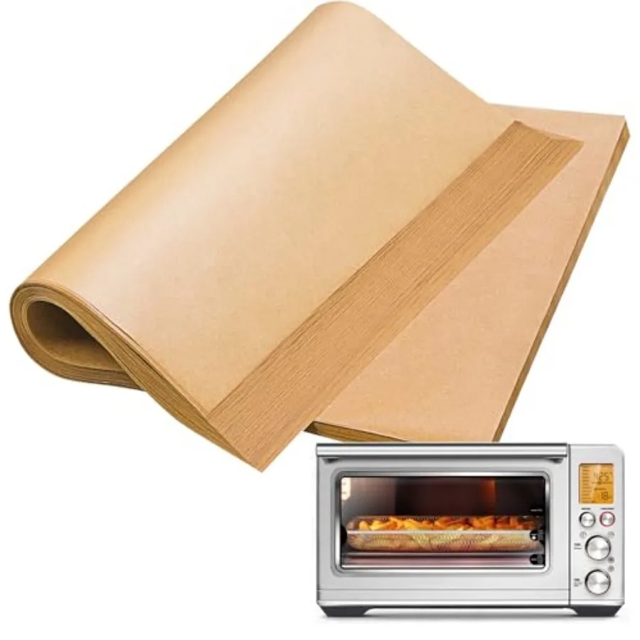 Air Fryer Liners Disposable Compatible with the Breville Smart Oven Air Fryer Pro BOV900BSS, Paper for Baking, Baking Sheet Acc