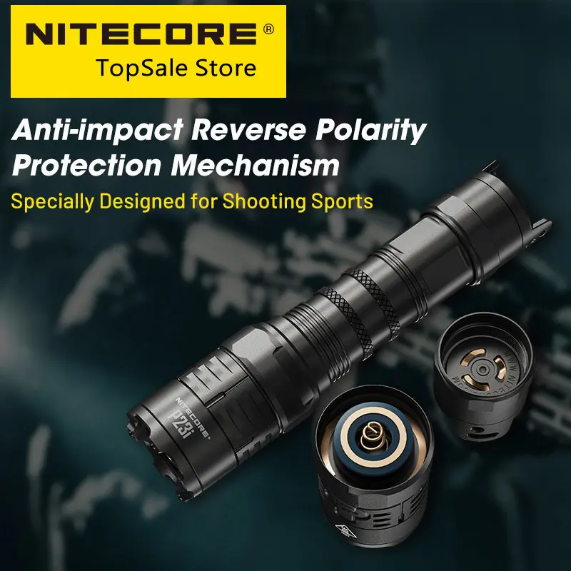 Original Nitecore P23i 3000 Lms USB Rechargeable Flashlight Powerful Military Tactical Flashlights 470m NL2150HPi Li-ion Battery