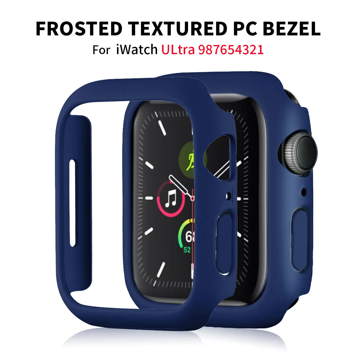 

Frosted bezel case for Apple Watch Model 45-41mm 987 42mm38mm 40mm 44mm Drop resistant for iwatch Series 321 654SE