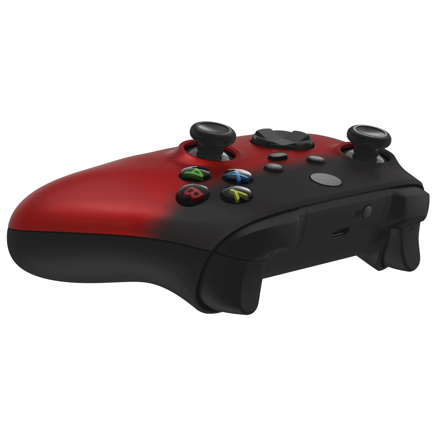 eXtremeRate Replacement Faceplate Housing Shell Case for Xbox Core Wireless Controller ( Xbox Series X/S ) - Shadow Red