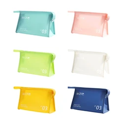 Durable and Lightweight Summer Cosmetic Bags PVC Makeup Bag Beach Pouch Travel Toiletry Bags for Women Girls