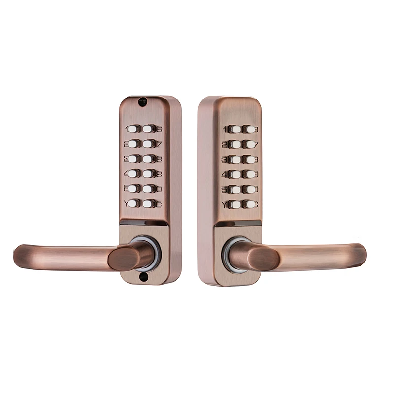 

Outdoor mechanical combination lock, garden yard iron door door channel door waterproof double-sided digital combination lock