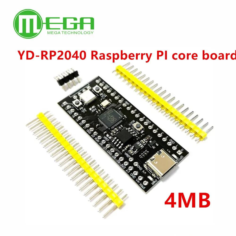 Desenvolvimento Módulo Board para Raspberry Pi, Dual-core Cortex, M0 + Processador, Flash 2MB, RP2040-Zero, RP2040, Pico microcontrolador